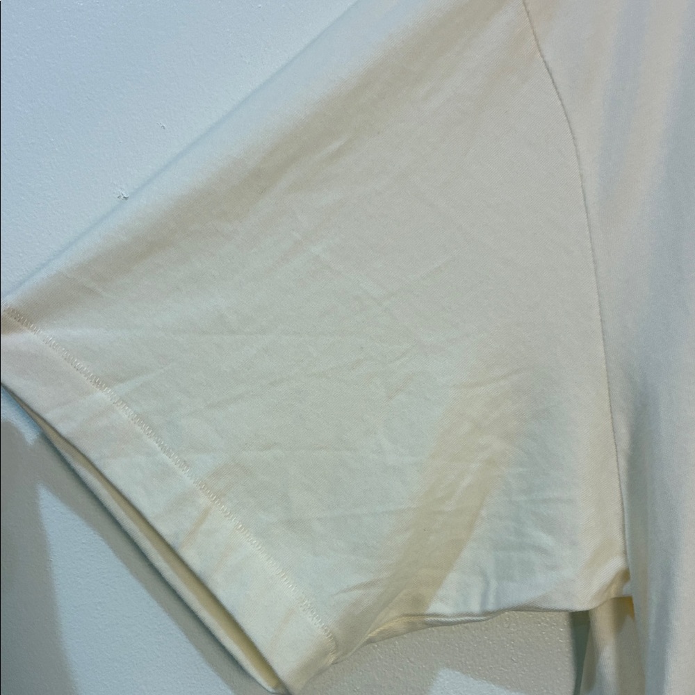 Essentials Womens Short Sleeve Maxi Dress in Cream with pockets - Picture 4 of 12